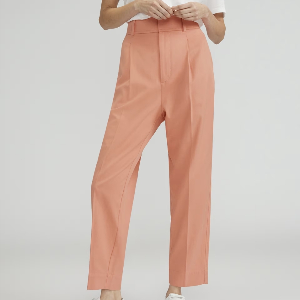 Everlane - The TENCEL™ Way-High® Taper Pant (Tawny pink)